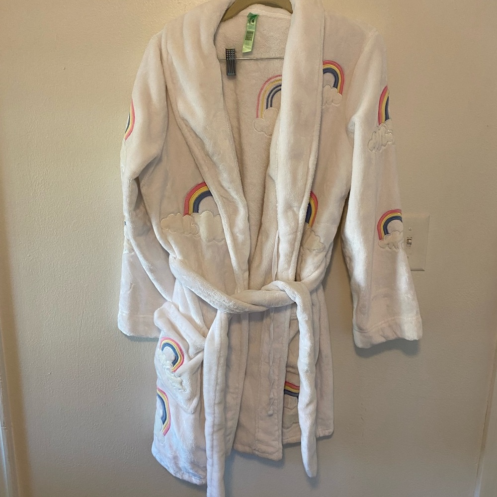 Soft rainbow robe